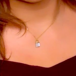 Lock necklace